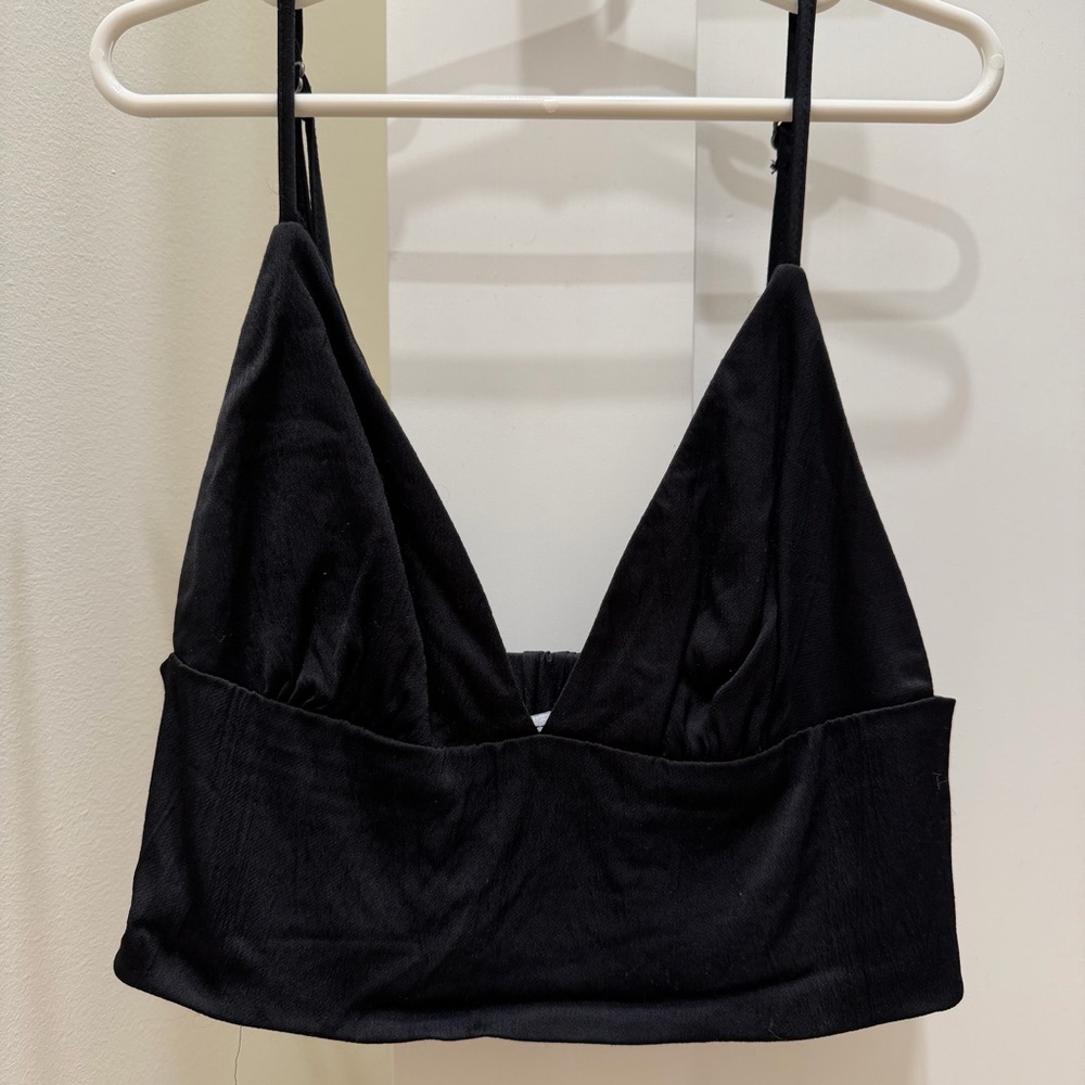 Zara Black Women's Crop Top
